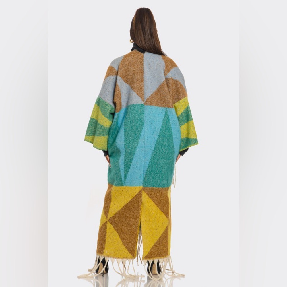 Multi Color Wool Cardigan - Picture 4 of 17